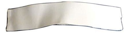 Islands Earth Man Boob Gyneocomastia Support Smoother 4.75" Wide Elastic (White