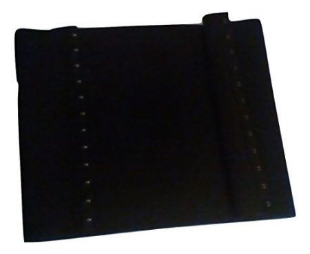 Islands Earth Man Back Fat Smoother 12" Long Elastic (Black Small Fits Size 35"
