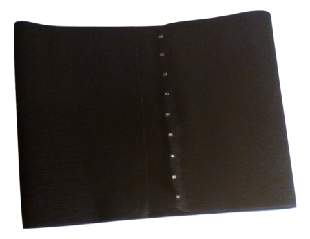 Man BACK FAT Smoother 12" Wide (BLACK LARGE Fits Size 41" to 43" Chest)