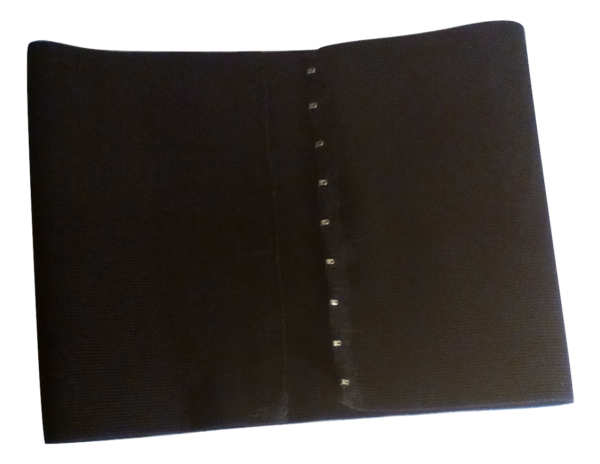 Man BACK FAT Smoother 12" Wide (BLACK LARGE Fits Size 41" to 43" Chest)