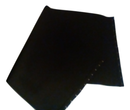 Man BACK FAT Smoother 12" Wide Elastic (BLACK SMALL Fits Size 35 to 37" Chest).