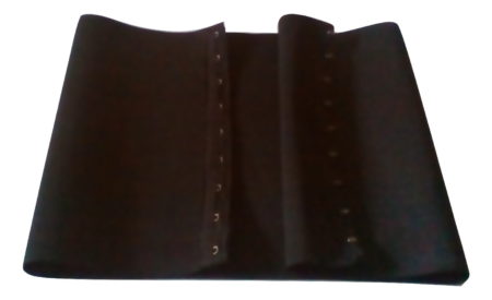 Man Boob Gyneocomastia Support Smoother 8.75" Elastic (Black MEDIUM Fits Size 38