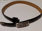 Brighton Belt Black Leather Size 31 Inches Long  & 3/4" Thick Womens