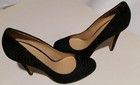 Inc International Concepts Shoe Size 10 Women Black Faux Snake Skin 5" Heel 