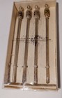Pier 1 Exclusive jeweled Swizzle Sticks Silver Plated Stir